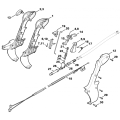 Control Handle Assembly for Stihl