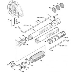 Hose & Blower Tube for Stihl