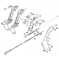 Control Handle for Stihl SR430-Z
