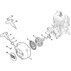 Rewind Starter for Stihl SR440