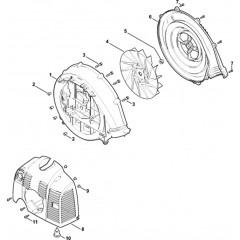 Fan Housing for Stihl SR440