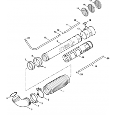 Pleated Hose Assembly for SR440