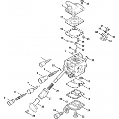 Carburettor Assembly for Stihl SR 450-Z