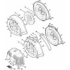 Fan Housing for Stihl SR 450-Z