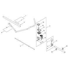 Main Pipe & Handle for ECHO