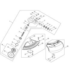 Gear Case & Shield for ECHO