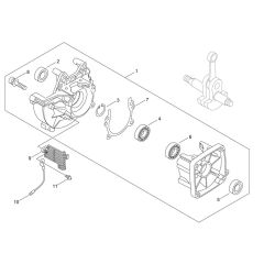 Crankcase for ECHO Brushcutter