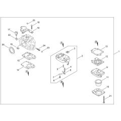 Carburettor for ECHO SRM-300TES/U