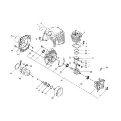 Cylinder, Piston, Crankcase