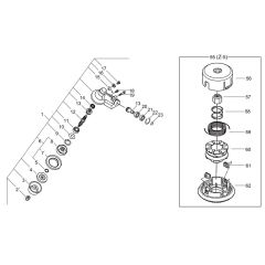 Gear Case for ECHO SRM-350ES/L