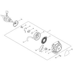 Recoil Starter for ECHO SRM-3610T/U