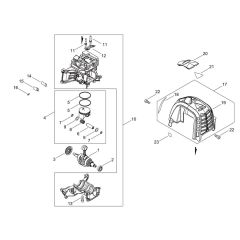 ECHO SRM-3611T/U-1 Parts