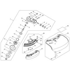 Gear Case & Shield for ECHO