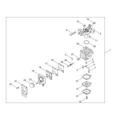 Carburettor for ECHO SRM-3611T/U-6