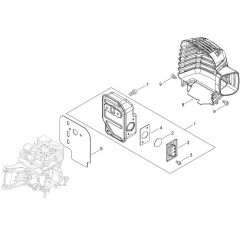 Muffler for ECHO Brushcutter