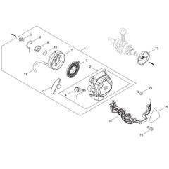 Recoil Starter for ECHO SRM-3611T/U-9