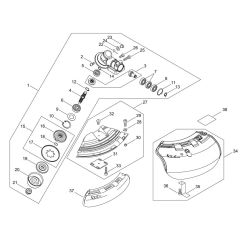 Gear Case & Shield for ECHO