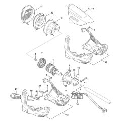 Motor & Housing for Stihl FSA130R