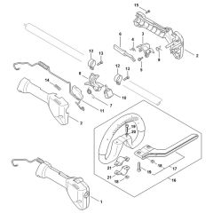 Handle Assembly for Stihl FSA130R