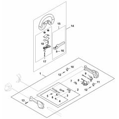 Handle Assembly for Stihl FSA200R
