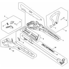 Handle Housing for Stihl FSA30