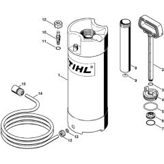 Stihl Water Tank Assembly