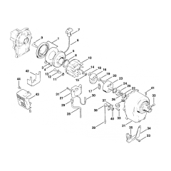 Stihl FS50 FS51 Rewind Starter