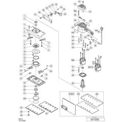 Hikoki SV12SD Main Assembly