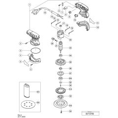 Hikoki SV13YB Mini Sander Assembly