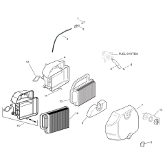 Air Intake for Kohler SV540