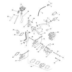Fuel System for Kohler SV540