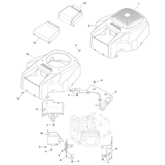 Blower Housing for Kohler SV715