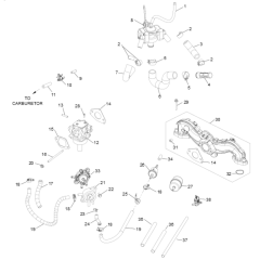 Fuel System for Kohler SV735