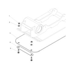 Synthetic Plate for Bomag BVP 10/30
