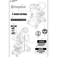 Decals for Husqvarna T4000