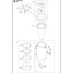 Tank Assembly for Husqvarna T4000