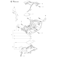 Cylinder Cover for Husqvarna T435