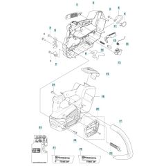Chassis for Husqvarna T540i XP