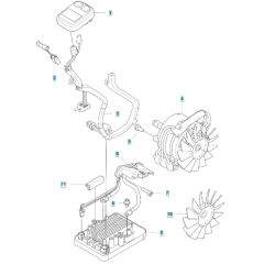 Electrical for Husqvarna T540i XP