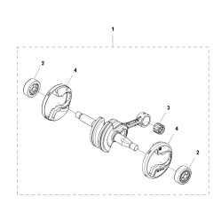 Crankshaft Assembly for T540XP