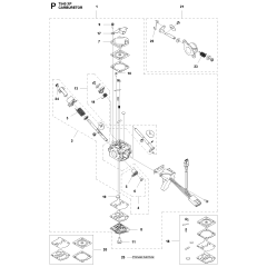 Carburetor Assembly for T540XP