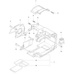 Cylinder Cover for Husqvarna T540XP