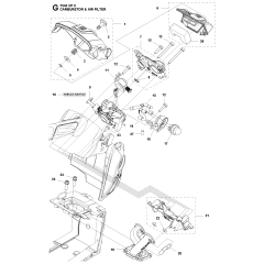 Carburetor & Air Filter Assembly