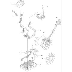 Electrical Assembly for Chainsaw