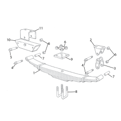 Indespension Tandem Spring Parts