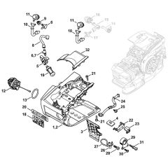 Tank Housing for Stihl MS201T