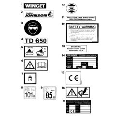 Decals for Winget TD650