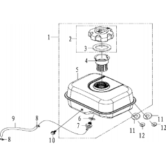 Fuel System Assembly for TF 230