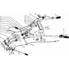 Handle & Controls for Husqvarna TF 230