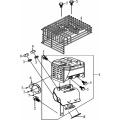 Exhaust Assembly for TF 338